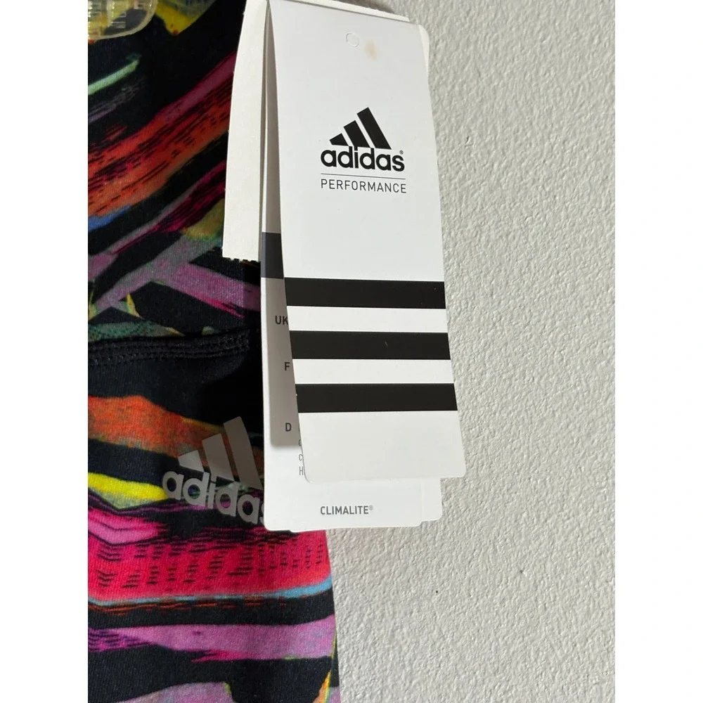 Womens Adidas‎ Performance Highrise Climalite Leggings NWT sz LG